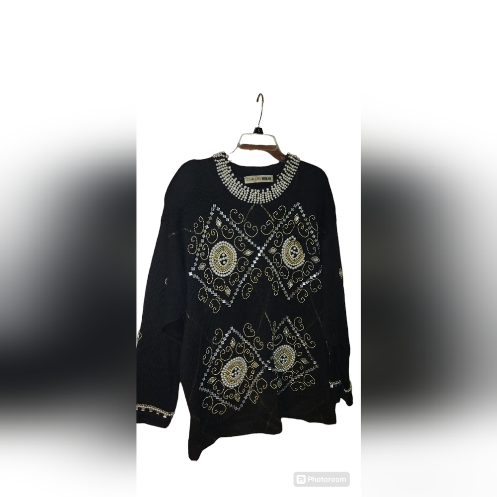 Sz 2x vintage Chaus sweater A